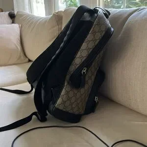 Gucci Brown and Black Backpack with Iconic Design Gucci | Bags | Gucci Brown And Black Backpack With Iconic  main image 3